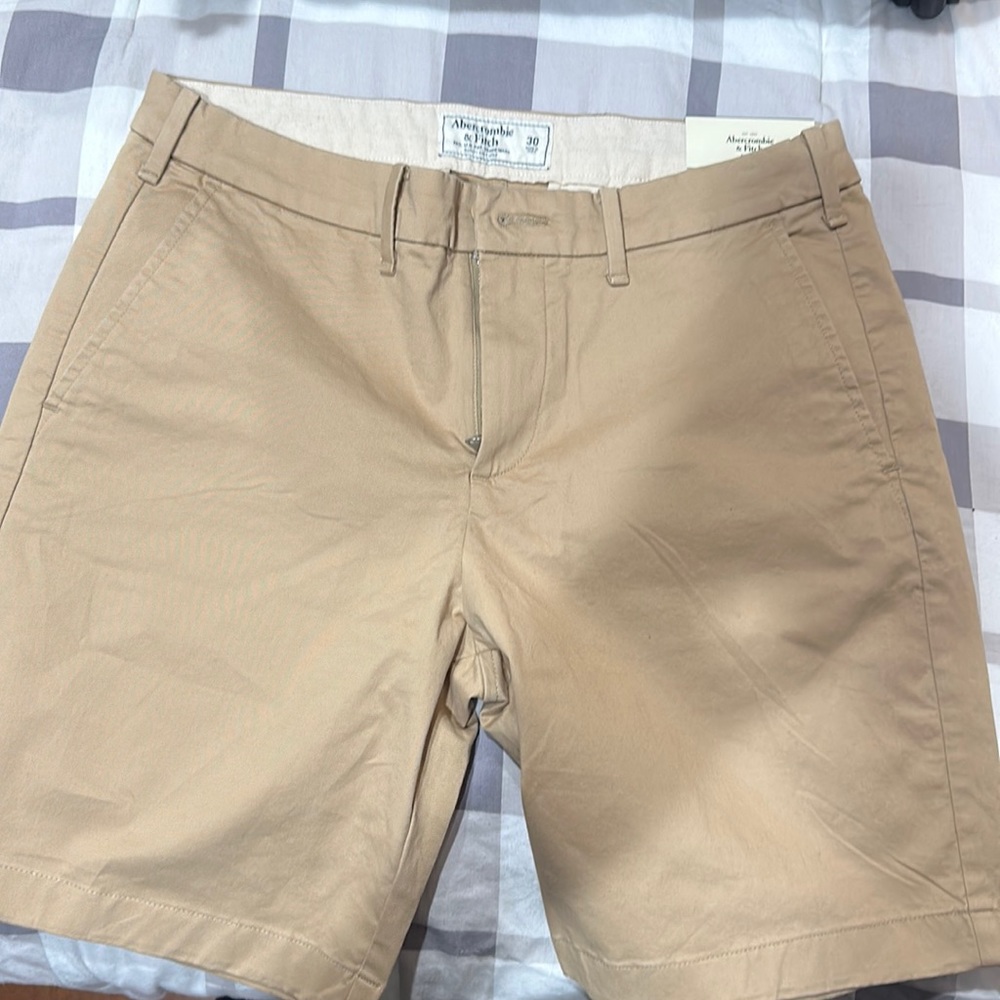 Abercrombie and Fitch Shorts Khaki size 30 NWT